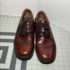 Nunn Bush Dark Brown Leather Oxfords